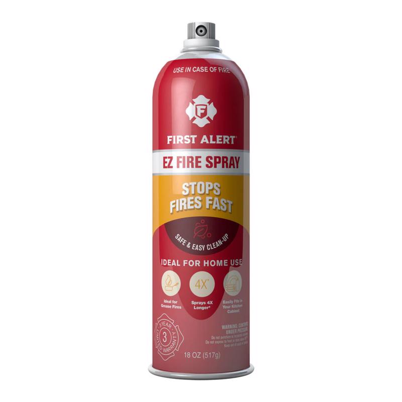 First Alert EZ Fire Spray 18 oz Fire Suppressor For Household OSHA Agency Approval
