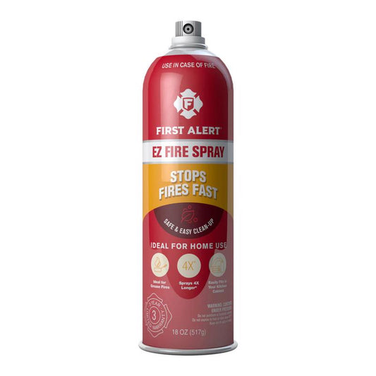 First Alert EZ Fire Spray 18 oz Fire Suppressor For Household OSHA Agency Approval