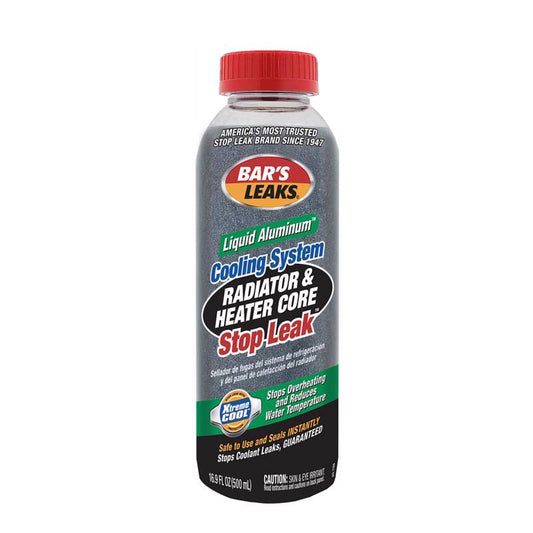 Bar's Leaks Liquid Aluminum Radiator and Heater Core Cooling System Radiator Stop Leak 16.9 oz