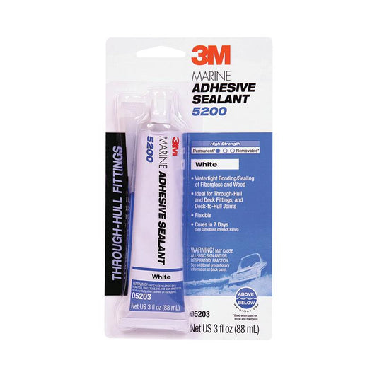MARINE SLNT 5200 WHT 3OZ