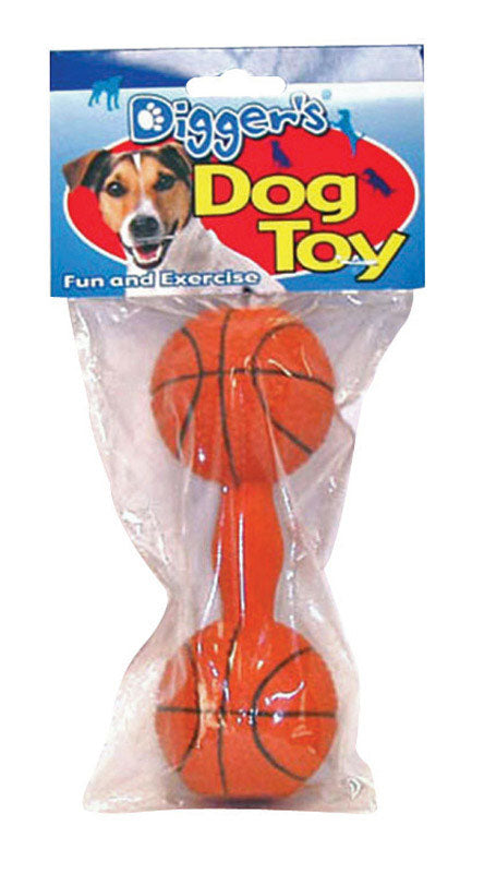 SQUEAKY DOG TOY LG BASKE