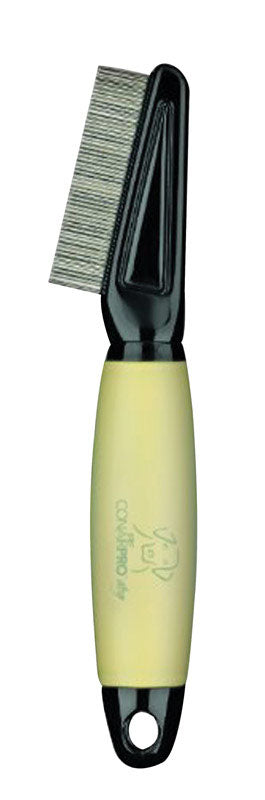 FLEA COMB CAT/DOG BLK/YL