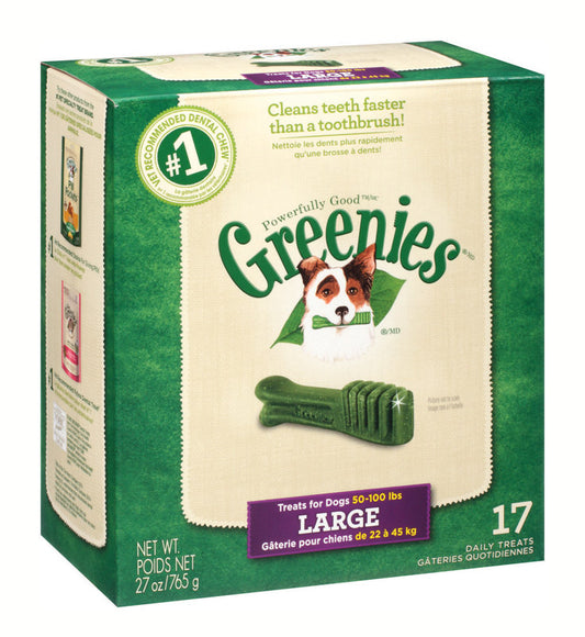 DOG TREATS GREENIES 27OZ