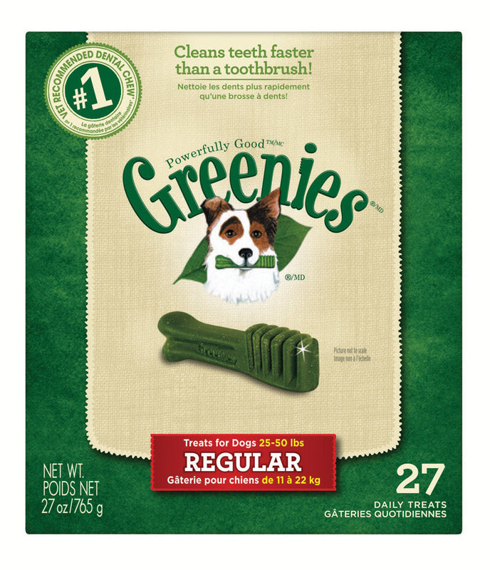 DOG TREATS GREENIES 27OZ
