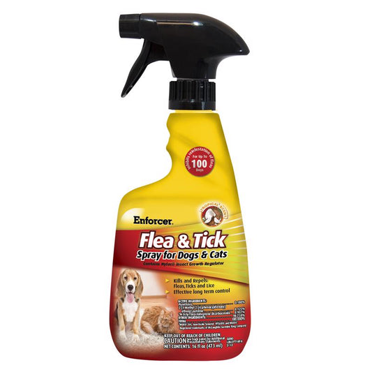 FLEA SPRAY CAT/DOG 16OZ