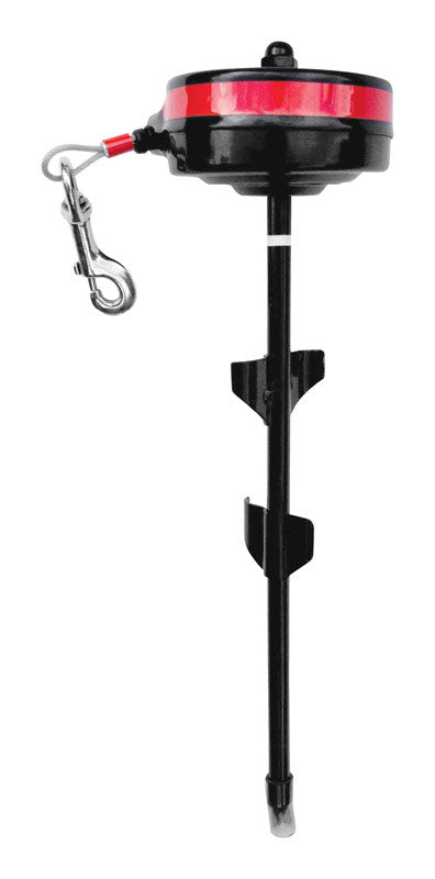 DOG TIE OUT 10' RED LG