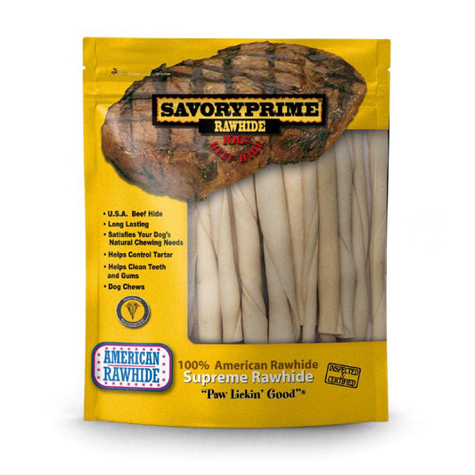RAWHIDE TWISTS 30PK NAT