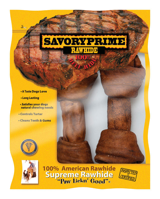 RAWHIDE KNOT BONE 6-7"