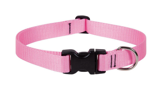 DOG COLLAR 16-28"PNK ADJ