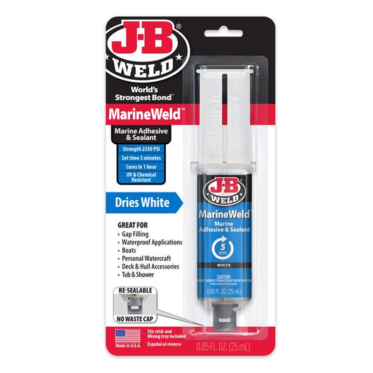 MARINEWELD EPOXY.85OZ WH