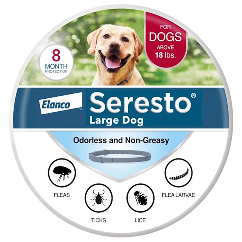 FLEA&TICK COLLAR DOG >18