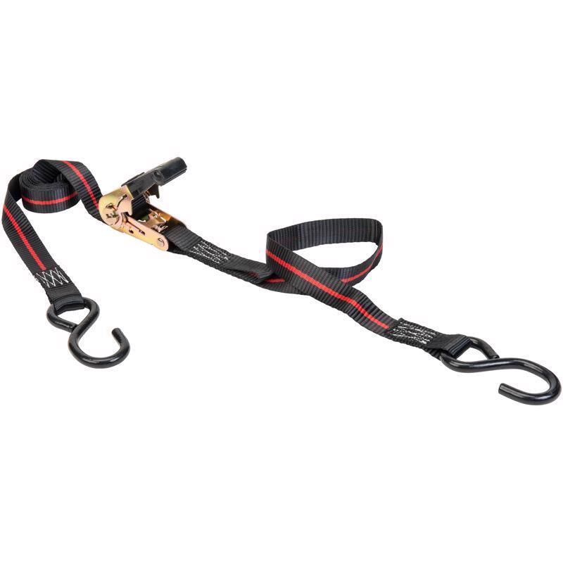TIE DOWN RTCH BLK 8'2PK