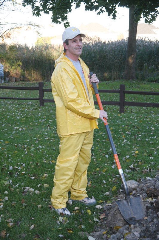 RAINSUIT 2PC VNL YEL LG