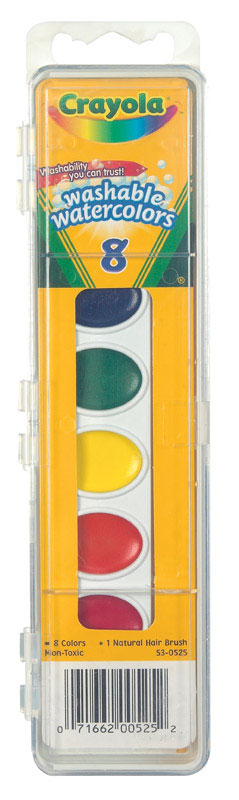 WATERCOLOR PAINTS 8CLRS
