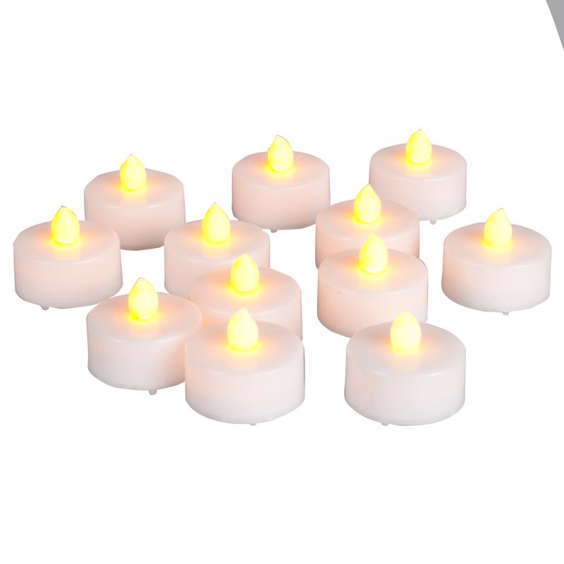Gerson Everlasting Glow Ivory N Scent Tealight Flameless Flickering Candle