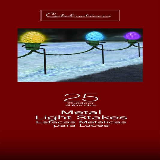 METAL LIGHT STAKE 25CT