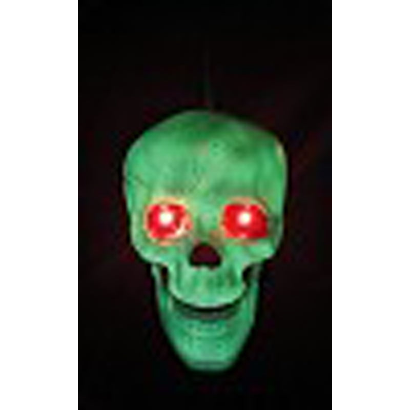 GLOW IN DRK TALKNG SKULL