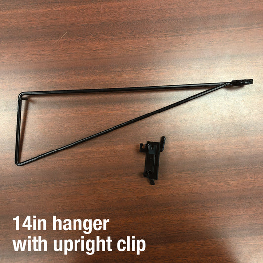 14 in. Black Metal Bracket Arm 1 pk
