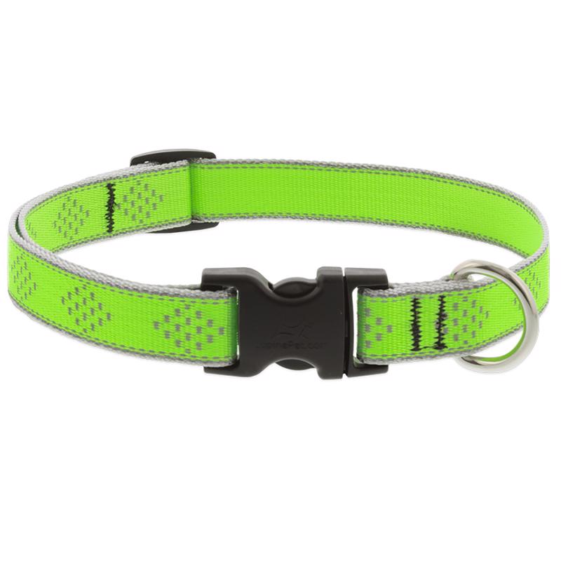 DOG COLLAR 9-14" GRN DIA