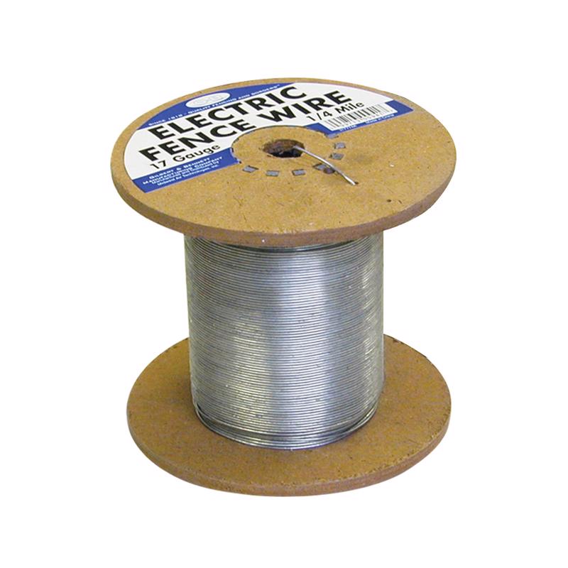 FarmGard 5.71 in. H X 1320 ft. L Steel Electric Wire Silver