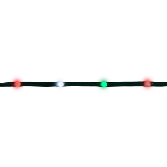 Celebrations LED Red/Green/Pure White 200 ct String Ribbon Light 33 ft.