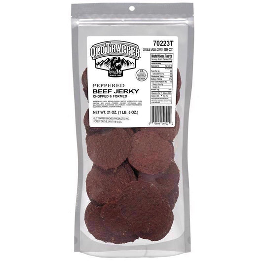BEEF JERKY PEPPERD 21OZ