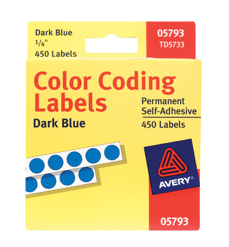 COLOR CODING LABEL BLU