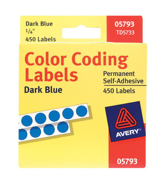 COLOR CODING LABEL BLU