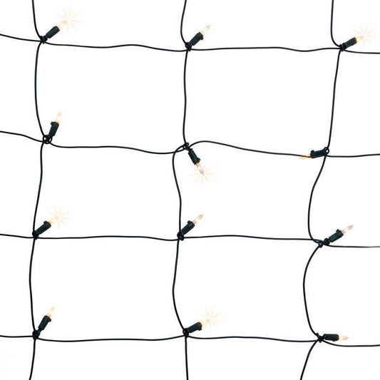 Celebrations Classic LED T5 Warm White 100 ct Net Christmas Lights 4 ft.