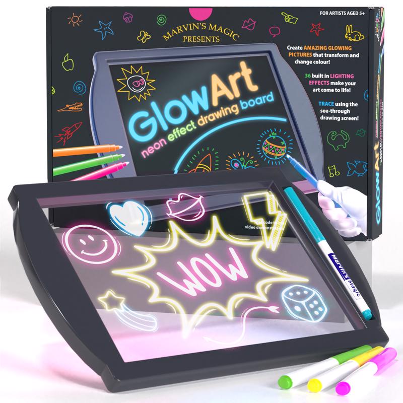 DRAW BRD GLOW ART PNK
