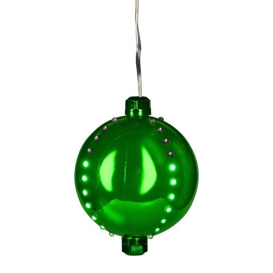 HNGNG DCR LED ORN GRN 4"