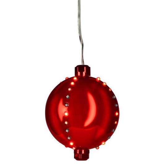 HNGNG DCR LED ORN RED 4"