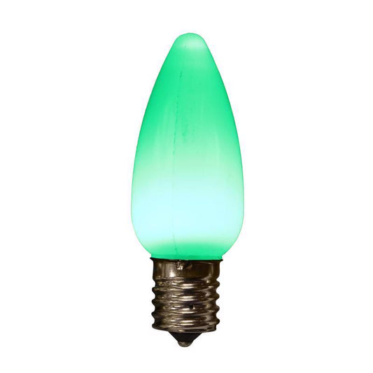 LGHT BLBS C9 SM GRN 25CT
