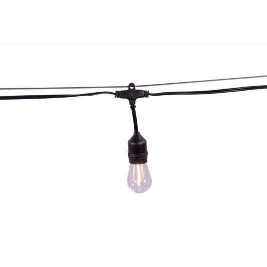 Belle Luci LED Patio Light Set Warm White 18 ft. 10 lights