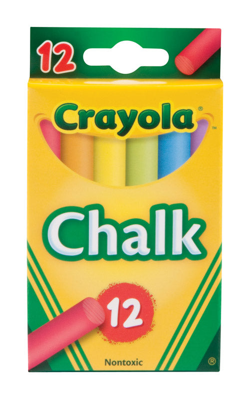 CHALK ASST 12PK