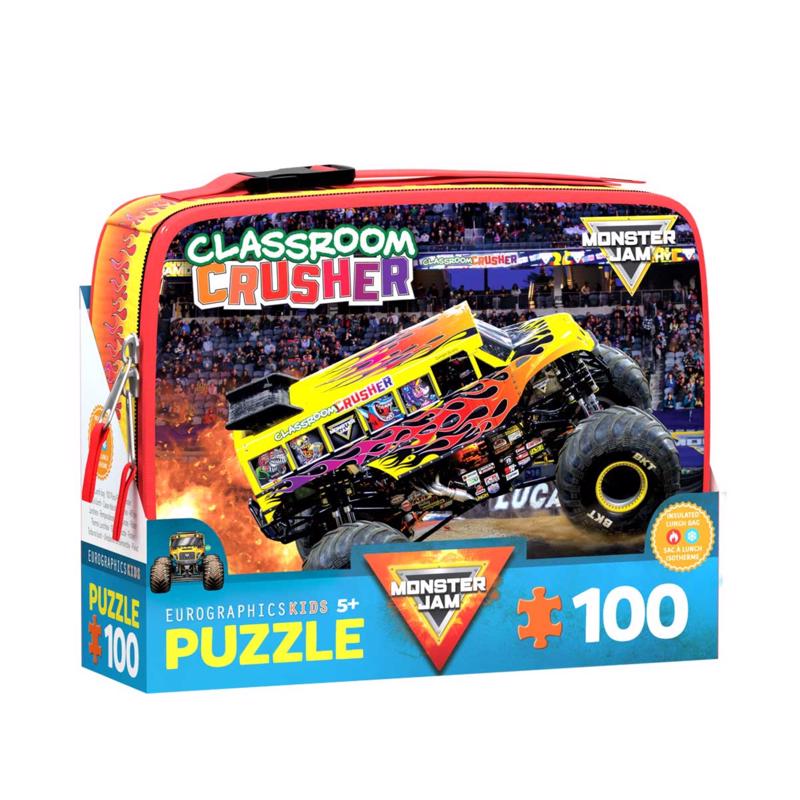 Eurographics Classroom Crusher Monster Jam Truck Puzzle 100 pc