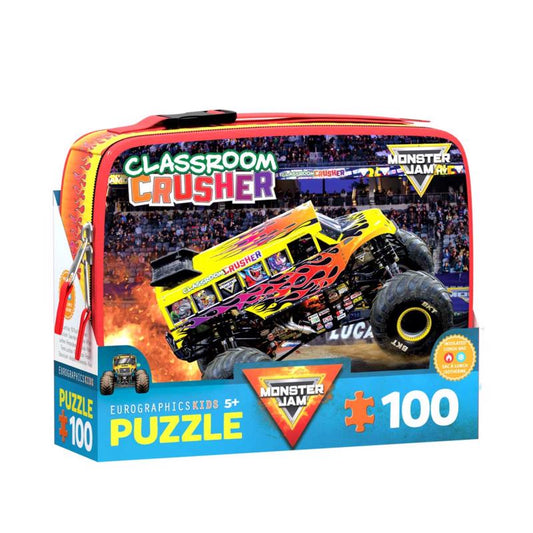 Eurographics Classroom Crusher Monster Jam Truck Puzzle 100 pc