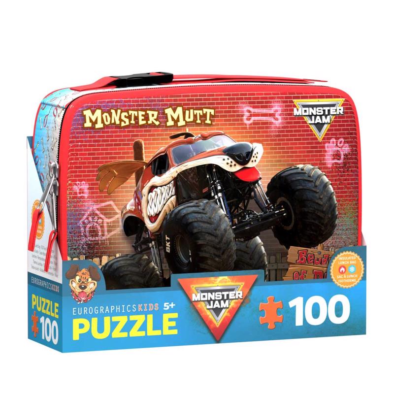 Eurographics Monster Mutt Lunch Bag Puzzle 100 pc