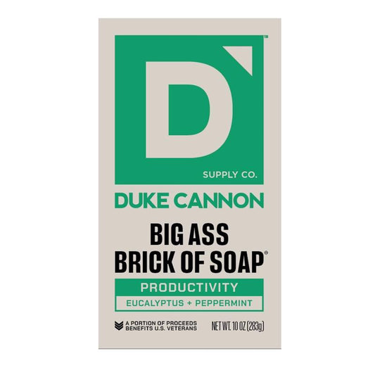 Duke Cannon Productivity Eucalyptus and Peppermint Scent Bar Soap 10 oz 1 pk