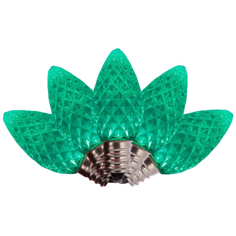 LED C7 SMD BULB GRN BX25