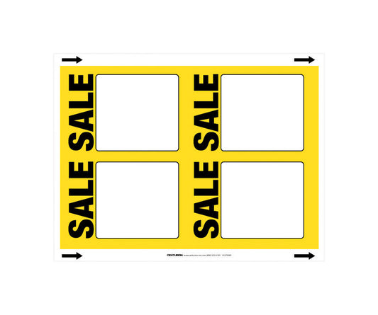 SALE WTRPRF SIGN 5X3-1/2