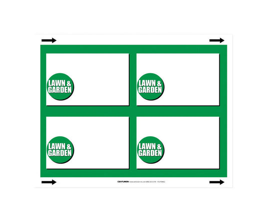 'L&G' SIGN 5"X3-1/2"
